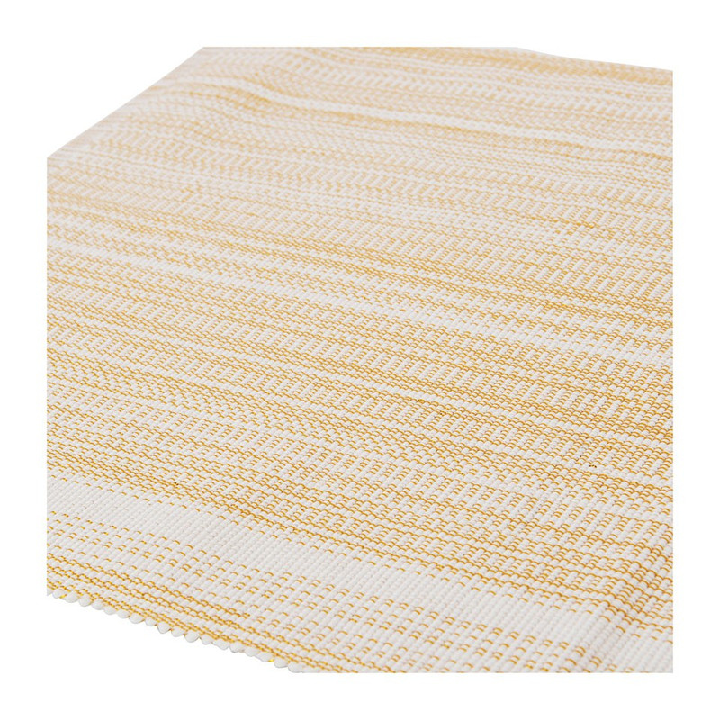 Placemat met goud lurex - 33x48 cm - crème