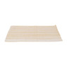 Placemat met goud lurex - 33x48 cm - crème