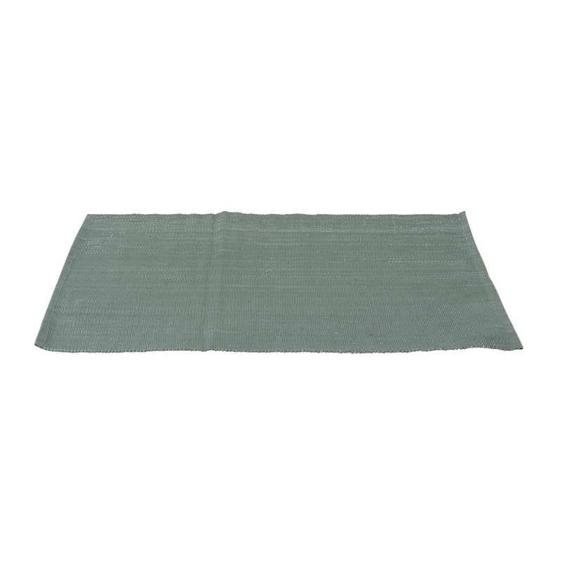 Placemat met zilver lurex - 33x48 cm - grijs