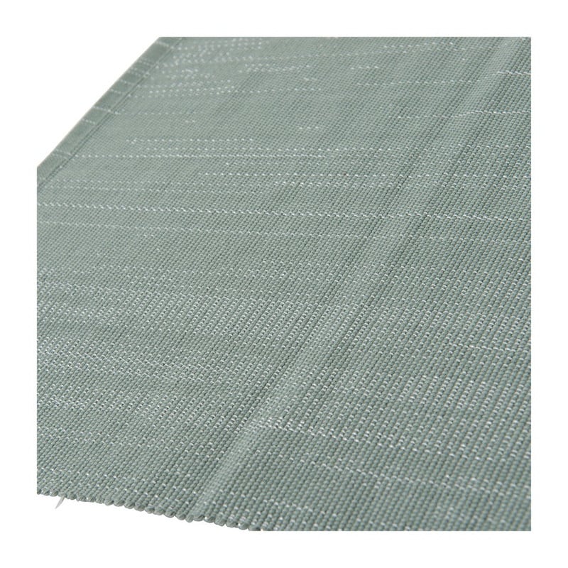 Placemat met zilver lurex - 33x48 cm - grijs