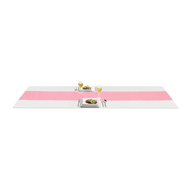 Tafelloper wafel - 45x150 cm - roze