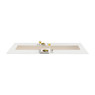 Tafelloper wafel - 45x150 cm - beige