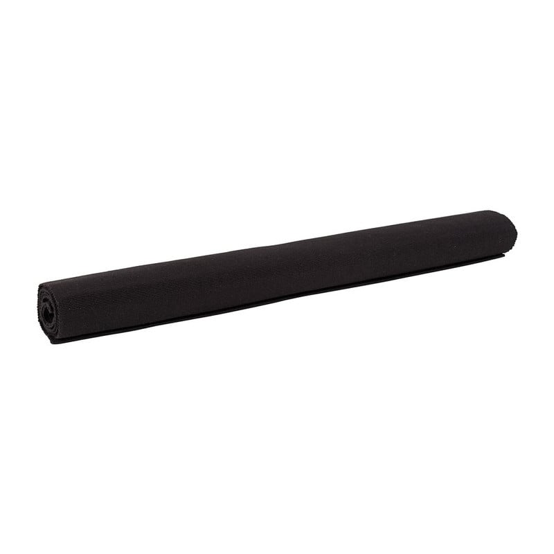 Tafelloper rib - 45x150 cm - zwart