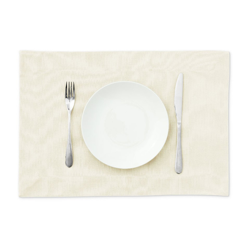 Placemat basis - 33x48 cm - crème