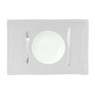 Placemat stip - 33x48 cm - wit