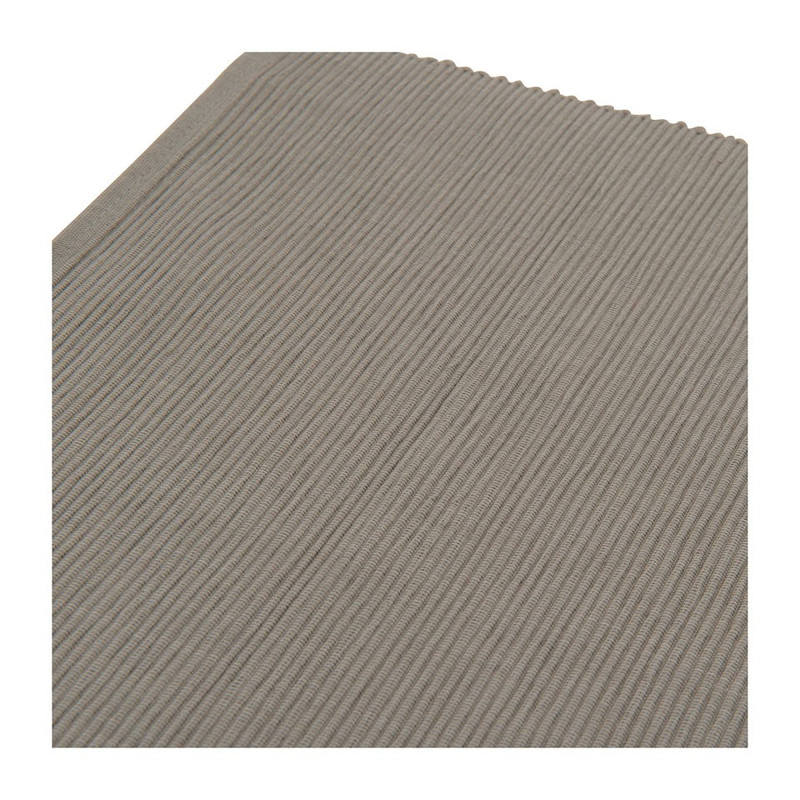 Placemat rib - 33x48 cm - grijs