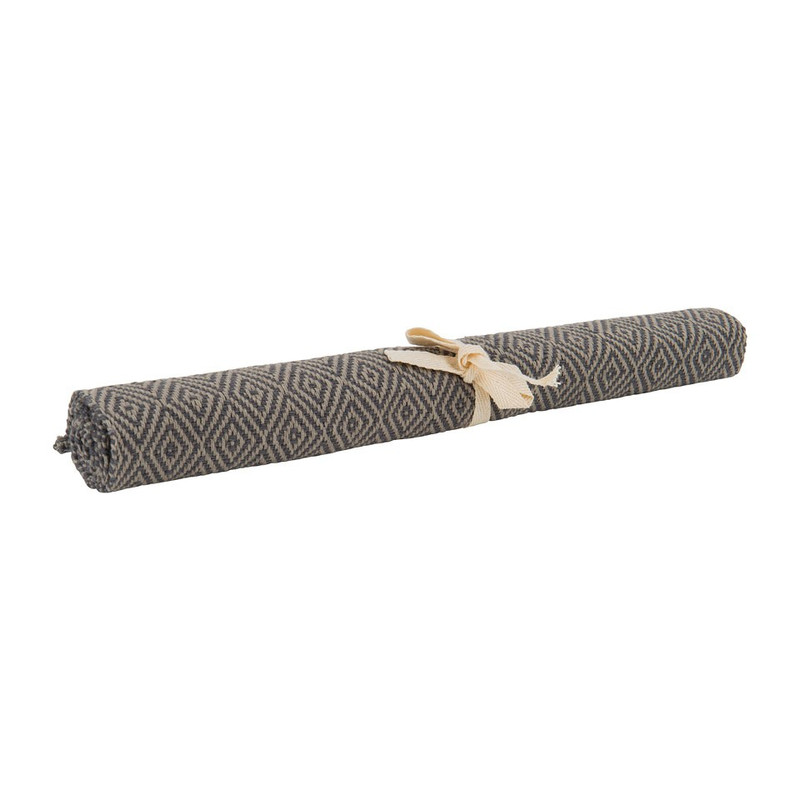 Placemat diamant - 33x48 cm - grijs