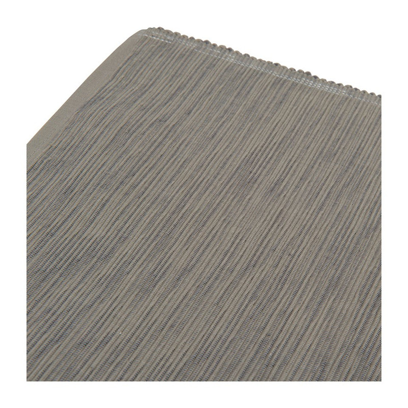 Placemat rand lurex  - 33x48 cm - grijs