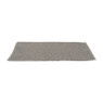 Placemat rand lurex  - 33x48 cm - grijs