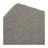 Placemat rand lurex  - 33x48 cm - grijs