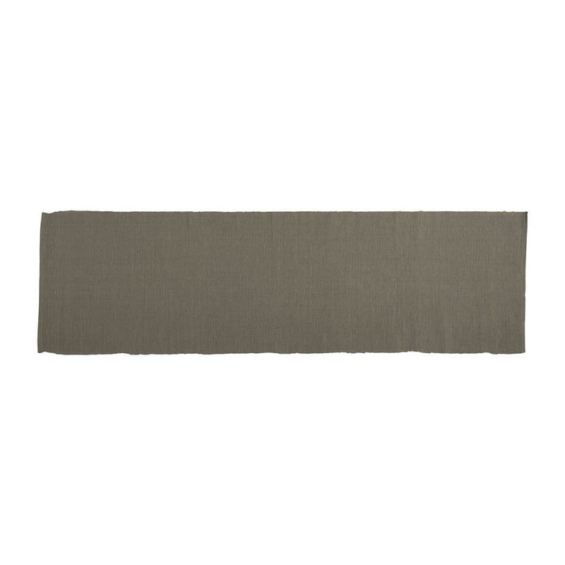Tafelloper rib - 45 x 150 cm - grijs