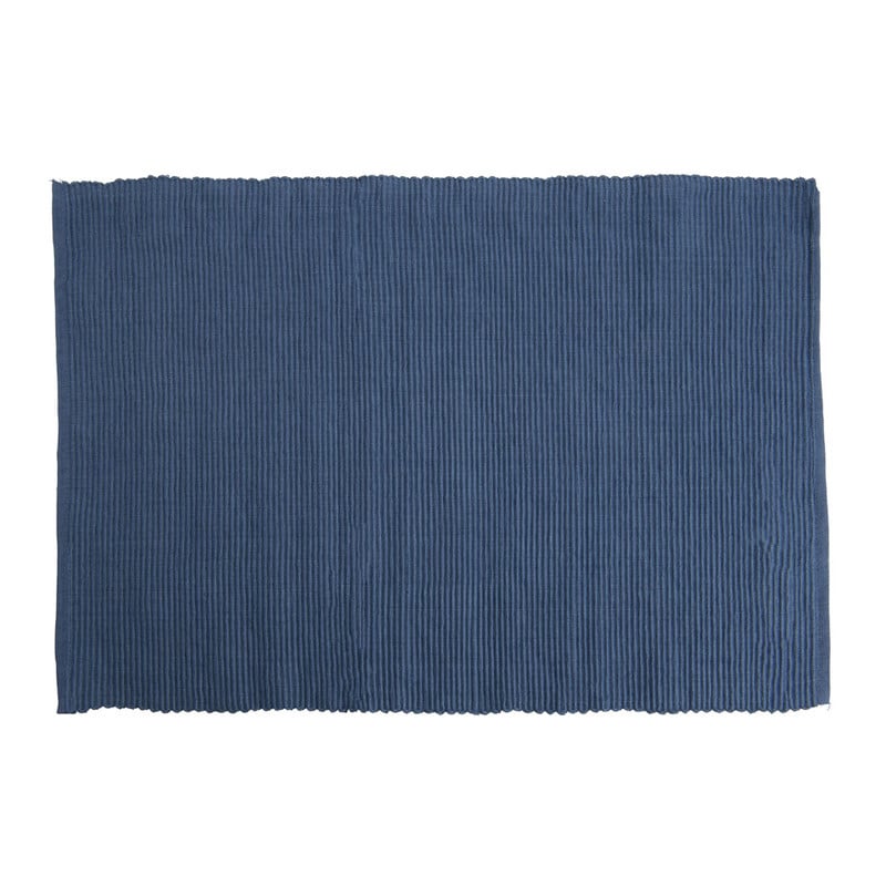 Placemat rib - 33x48 cm - petrol