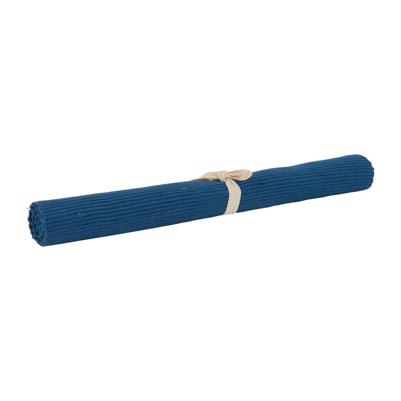 Placemat rib - 33x48 cm - petrol