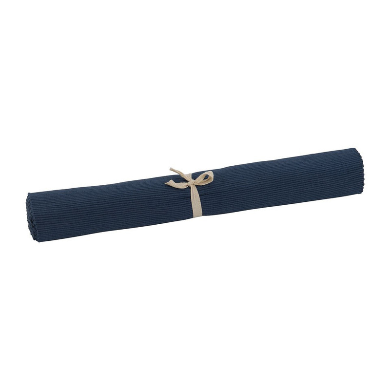 Tafelloper rib - 45x150 cm - petrol