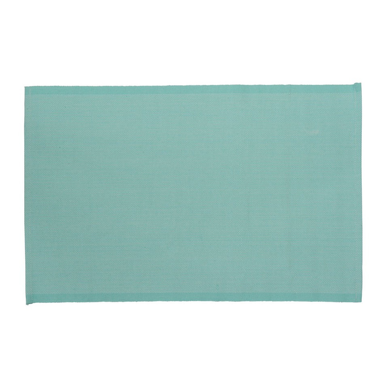 Placemat stip - 33x48 - turquoise