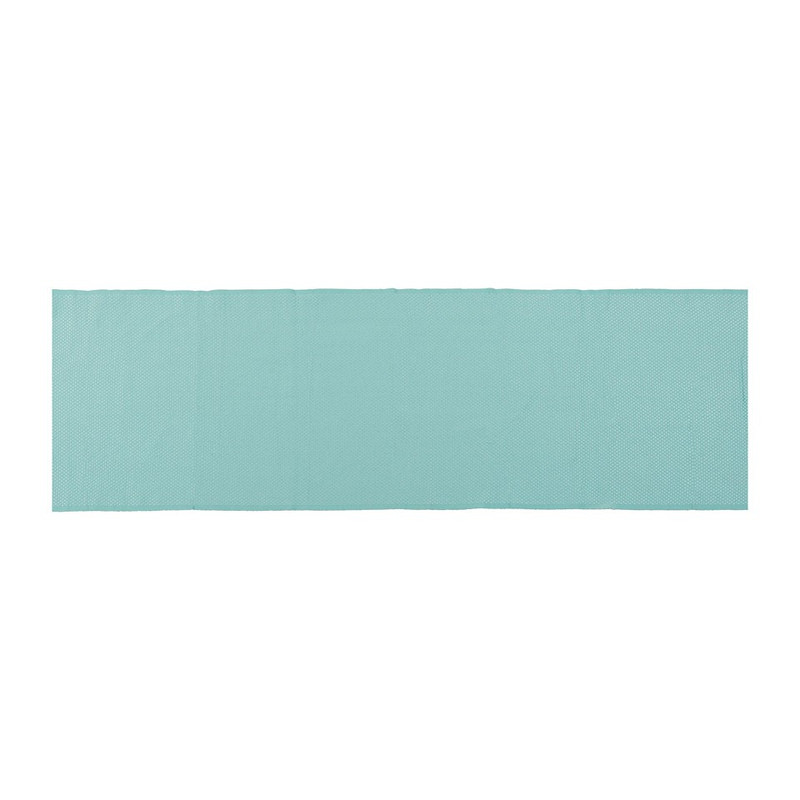 Tafelloper wafel - 45x240 cm - turquoise