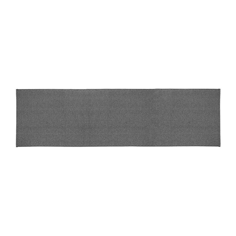 Tafelloper zigzag - 45x150 cm - grijs