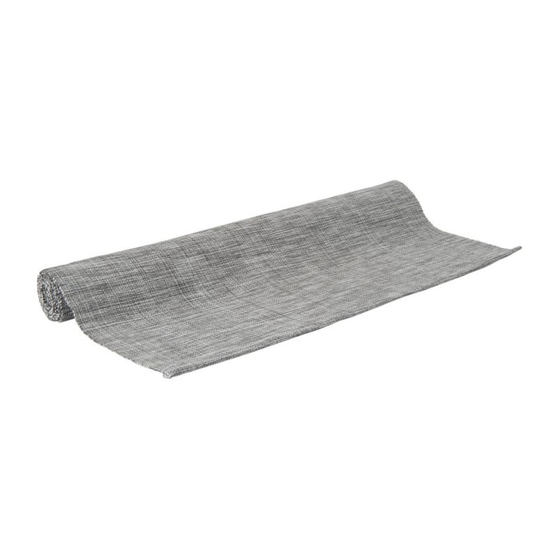 Tafelloper melange - grijs - 45x150 cm
