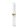 Servetring libelle - goud - ø4 cm