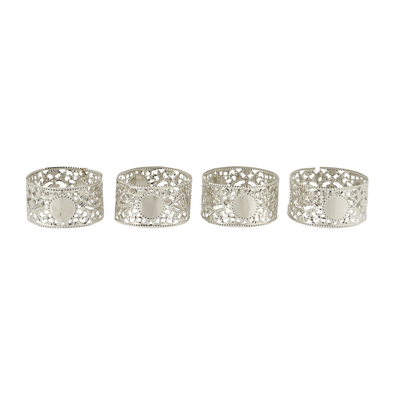 Servetringen zilver - set van 4