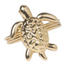 Servetring schildpad - goud - ø4 cm