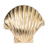 Servetring schelp - goud - ø4 cm