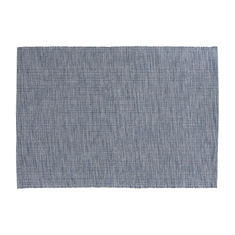 Placemat melange - blauw - 48x33 cm