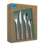 Amefa trend bestek met hout - 16-delig - 4 persoons