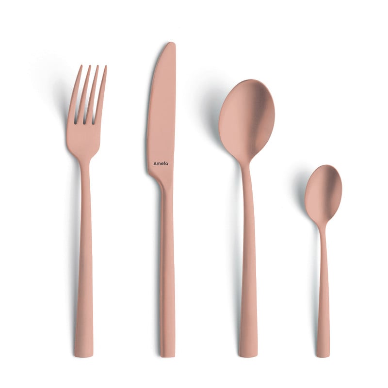 Bestekset Manille - Vintage koperkleurig - 16-delig - 4 persoons