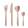 Bestekset Manille - Vintage koperkleurig - 16-delig - 4 persoons
