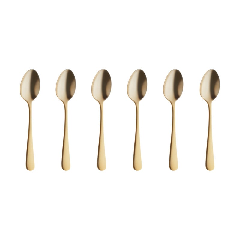 Amefa theelepels - Austin - vintage goud - 6-delig