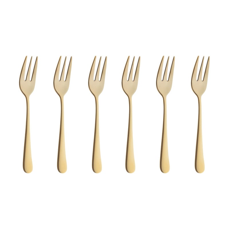 Amefa gebaksvorkjes - Austin - vintage goud - 6-delig