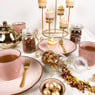 Gebaksvorkje Felicity - champagnekleurig - set van 6