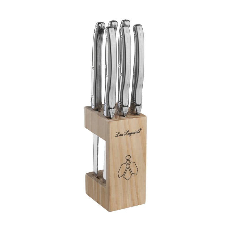 Amefa steakmessen - Lou Laguiole - antraciet - set van 6