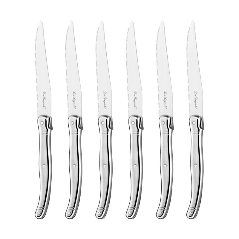 Amefa steakmessen - Lou Laguiole - antraciet - set van 6