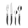 Amefa bestekset - Lou Laguiole - antraciet - set van 24 - 6 persoons