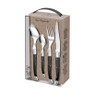 Amefa bestekset - Lou Laguiole - antraciet - set van 24 - 6 persoons