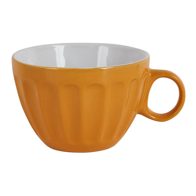 Soepkom facet - Geel - 360 ml