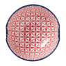 Schaaltje met eetstokjes - blauw/rood - ø14.7x9 cm
