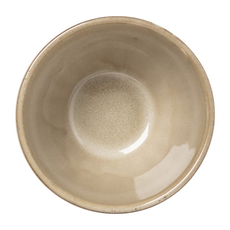Schaal facet - beige - ⌀9x5.7 cm 