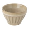 Schaal facet - beige - ⌀9x5.7 cm 
