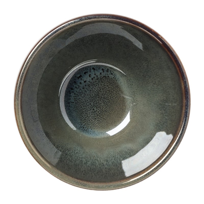 Schaal facet - groen - ⌀9x5.7 cm 