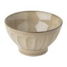 Schaal facet - beige - ⌀13x7.5 cm 