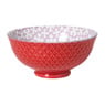Schaaltje Anna middel - rood/grijs - ø12x5.8 cm