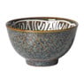 Schaaltje Nori rond - blauw/bruin - ø10.5x5.8 cm