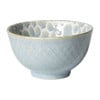 Schaaltje Nori rond - lichtblauw/wit - ø10.5x5.8 cm