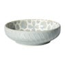 Schaaltje Nori rond - lichtblauw/wit - ø12x3.5 cm