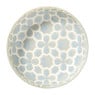 Schaaltje Nori rond - lichtblauw/wit - ø12x3.5 cm