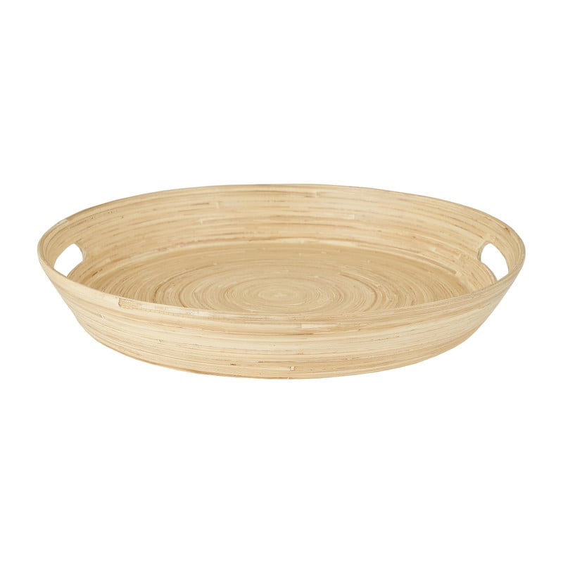 Dienblad bamboe - ⌀ 40 x 6 cm 