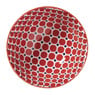 Schaaltje Anne middel - rood/blauw - ø12.3x5.8 cm